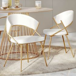 Yoko Dining Chairs Off White Set of Two