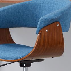 Avery Modern Office Chair Medium Blue