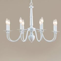 Amelia Chandelier White