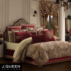 Calistoga Comforter Set Crimson