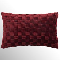 Calistoga Tailored Rectangle Pillow Crimson