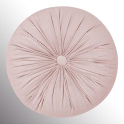 Avant Garden Shirred Tufted Pillow Rose Quartz Round