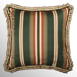 Brittany Reversible Flanged European Sham Green