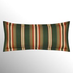 Brittany Striped Rectangle Pillow Green