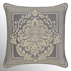 Excelsior Piped Pillow French Blue 20 Square