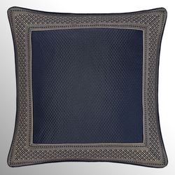 Excelsior II Piped European Sham Blue