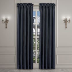 Excelsior II Wide Tailored Curtain Pair Blue