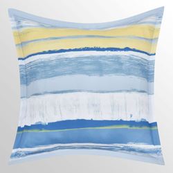 Seashore Flanged European Sham Blue