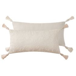 Arderra Reversible Embroidered Rectangle Pillow Ivory