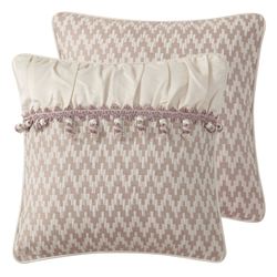 Arderra Reversible Geometric Pillow Ivory 16 Square