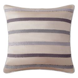 Lorna Embroidered Pillow Mocha 18 Square