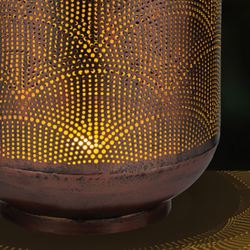 Celestial Solar Shadow Lantern Copper