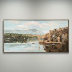 Tranquil Times Canvas Wall Art Multi Earth