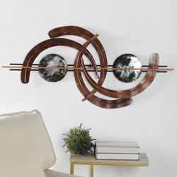 Chi Wall Sculpture Multi Metallic