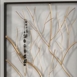 Gold Branch Large Wall Art