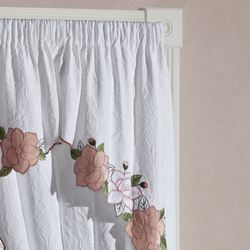 Lovington Swag Valance Pair White 60 x 36