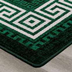 Andros Key Rectangle Rug Dark Green