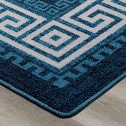 Andros Key Rug Runner Navy 21 x 78