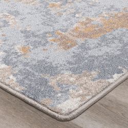 Color Drift Rectangle Rug Gray