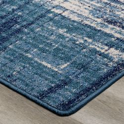 Simply Casual Rectangle Rug Blue