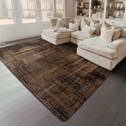 Simply Casual Rectangle Rug Brown