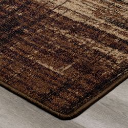 Simply Casual Rectangle Rug Brown