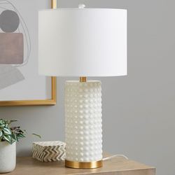 Grace Ivy Table Lamp Off White