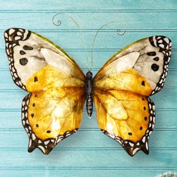 Monarch Butterfly Wall Art Gold
