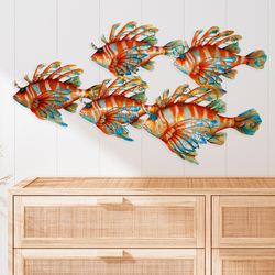 Lionfish Wall Art Orange