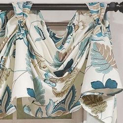 Alonton Victory Valance Blue 60 x 32