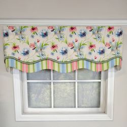 Laurier Layered Valance Multi Bright 50 x 16