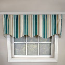 Wiston Stripe Regal Valance Blue 50 x 17