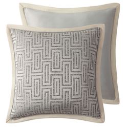 Brosna Reversible Flanged European Sham Gray