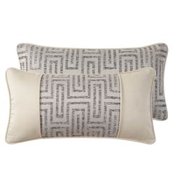 Brosna Reversible Rectangle Pillow Gray