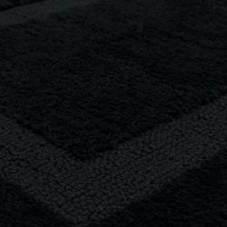 Prestige Rectangle Bath Rug Black