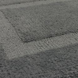 Prestige Rectangle Bath Rug Pewter