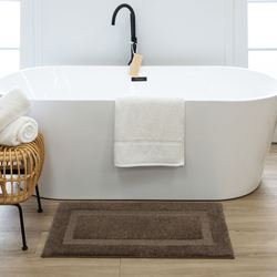 Prestige Rectangle Bath Rug Walnut