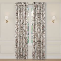Pecora Wide Tailored Curtain Pair Coral 100 x 84