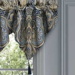 Messina II Ascot Valance Navy 40 x 21