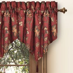 Bari Ascot Valance Red 41 x 20