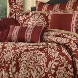 Lazia Comforter Set Red