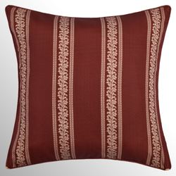 Lazia Piped European Sham Red
