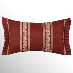 Lazia Flanged Rectangle Pillow Red