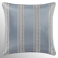 Lorenzo Damask Piped European Sham Blue