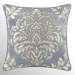 Lorenzo Damask Pillow Blue 20 Square