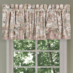 Janessa Tie Up Valance Spice 72 x 17