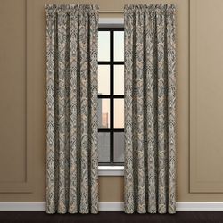 Maren Wide Tailored Curtain Pair Multi Warm 100 x 84