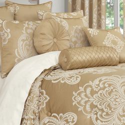 Potenza Comforter Set Gold