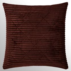 Everett Ribbed Quilted European Sham Brick