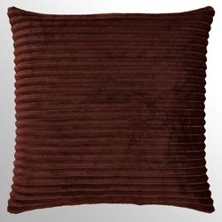 Everett Ribbed Pillow Brick 20 Square